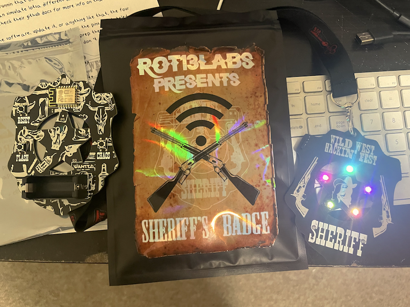 Project photograph — Sheriffs Badge
