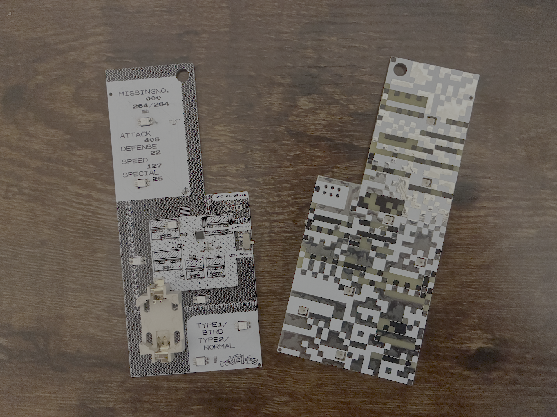 Project photograph — Missingno Badge